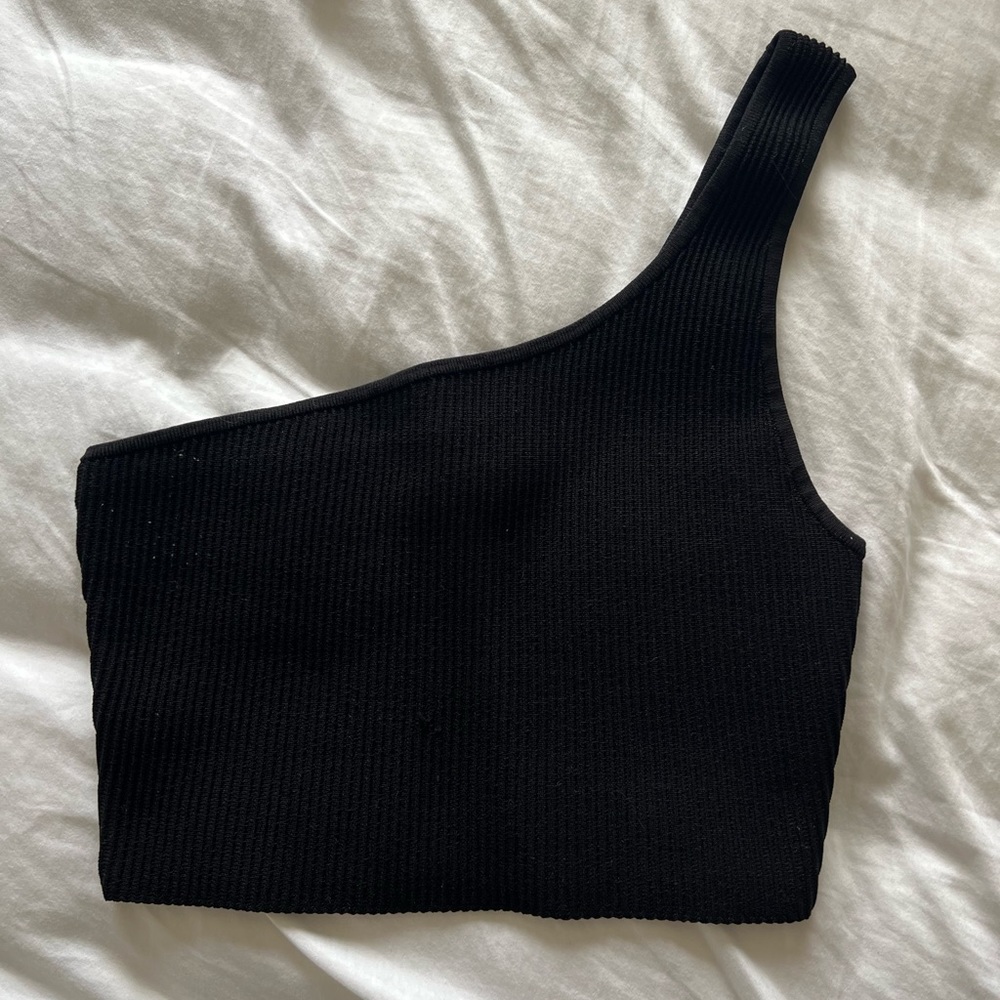 aritzia babaton sculpt knit one shoulder